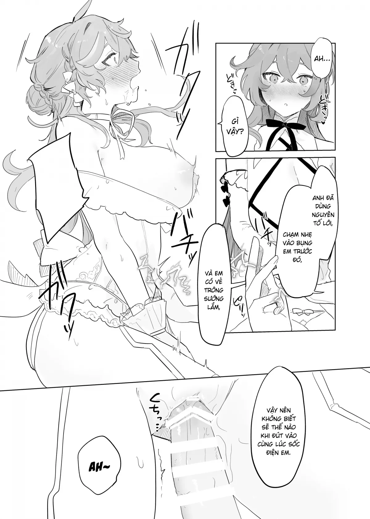 HentaiVN.net - Ảnh 13 - Cuộc gặp của Aether với những đoá hồng chân dài [Sora-kun ga Ashinaga Oneechan-tachi to Ichaicha Suru Hon] - Chap 1