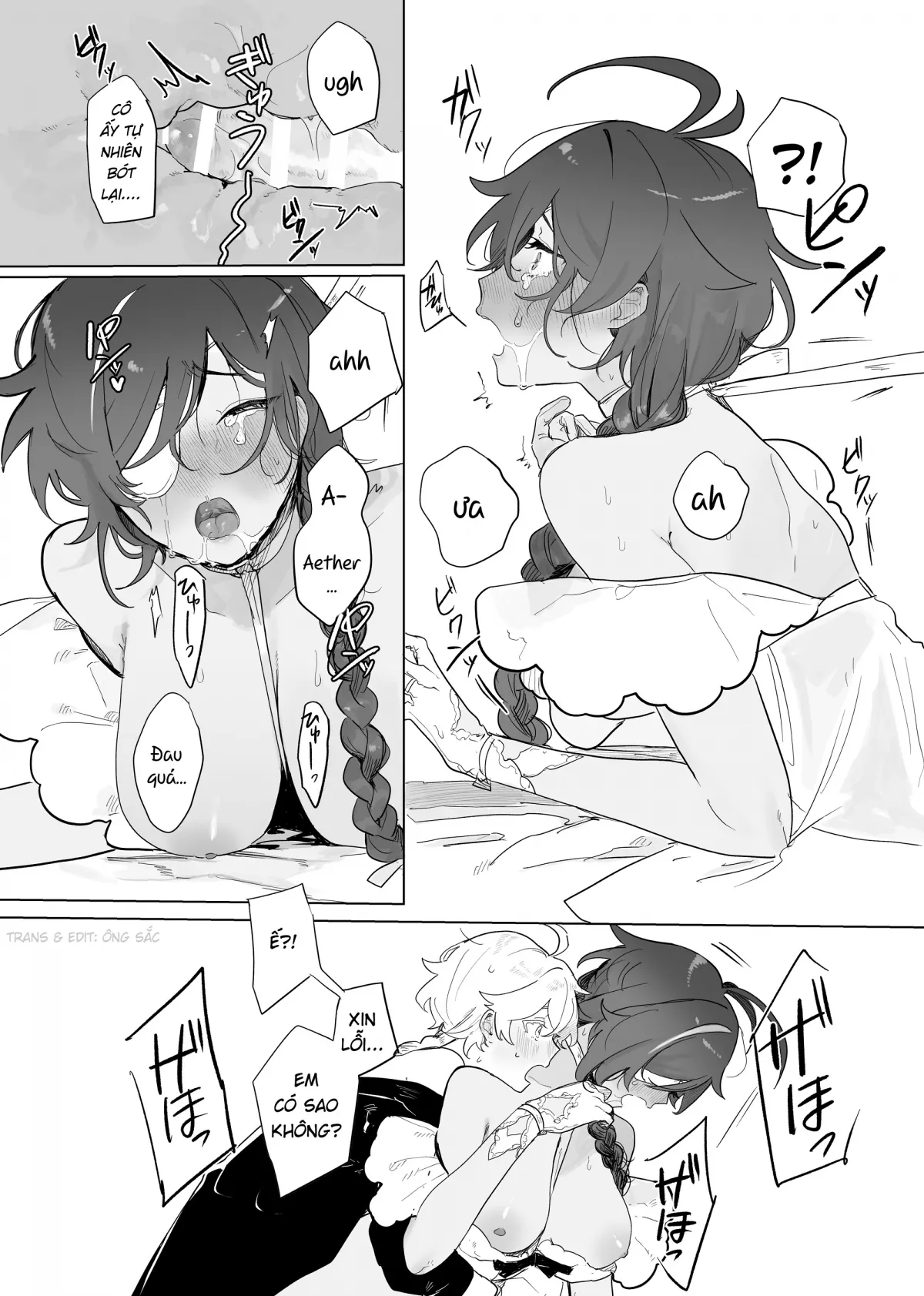HentaiVN.net - Ảnh 30 - Cuộc gặp của Aether với những đoá hồng chân dài [Sora-kun ga Ashinaga Oneechan-tachi to Ichaicha Suru Hon] - Chap 1