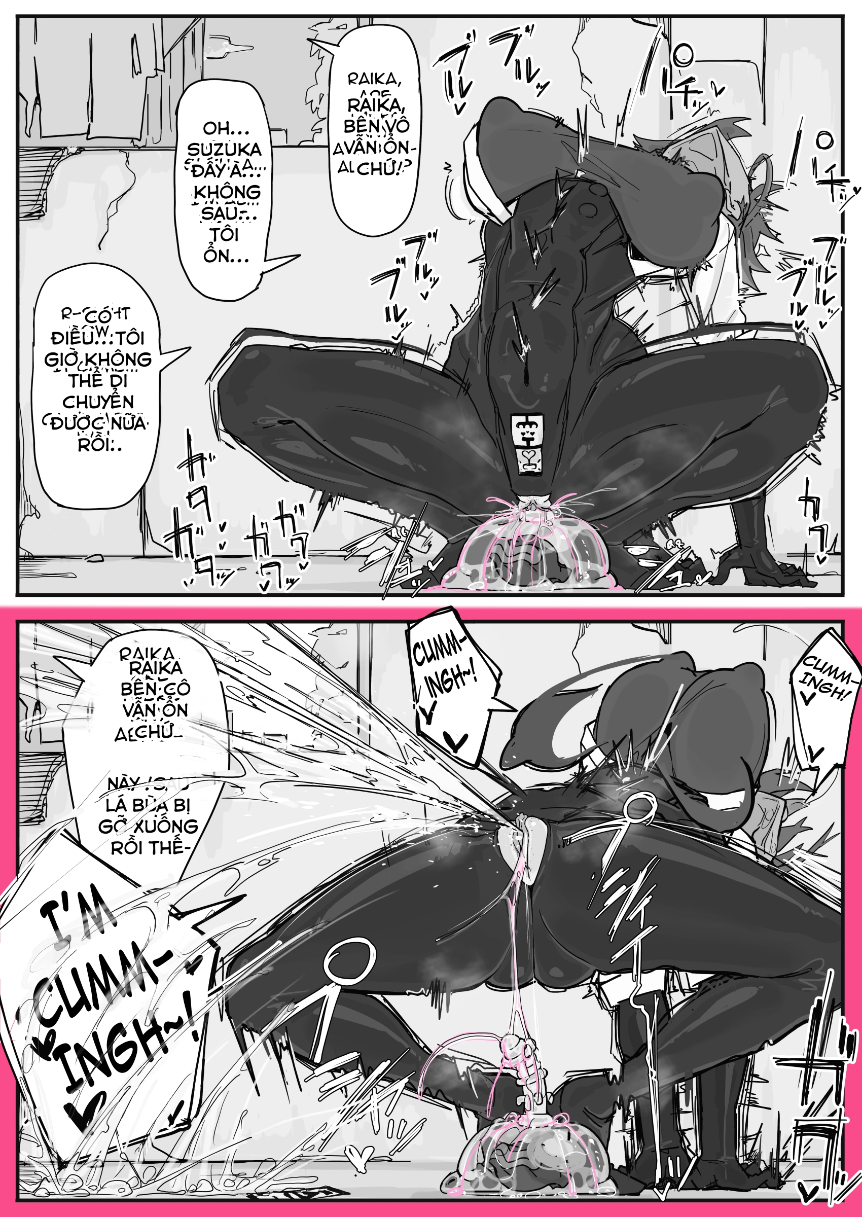 HentaiVN.net - Ảnh 12 - Taiinmasen Ni Oite Kankaku Shadan Fuda Wa Hissu No Taisaku Desu - Chap 3