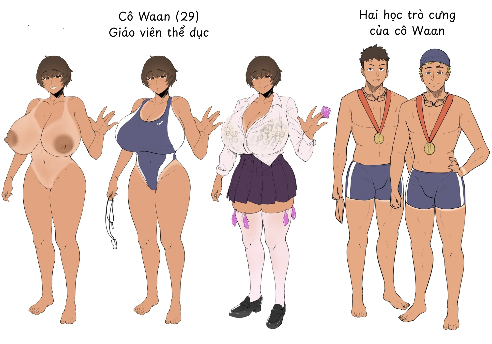 HentaiVN.net - Ảnh 4 - Good Teachers - Phần 3: Giáo viên thể dục Waan