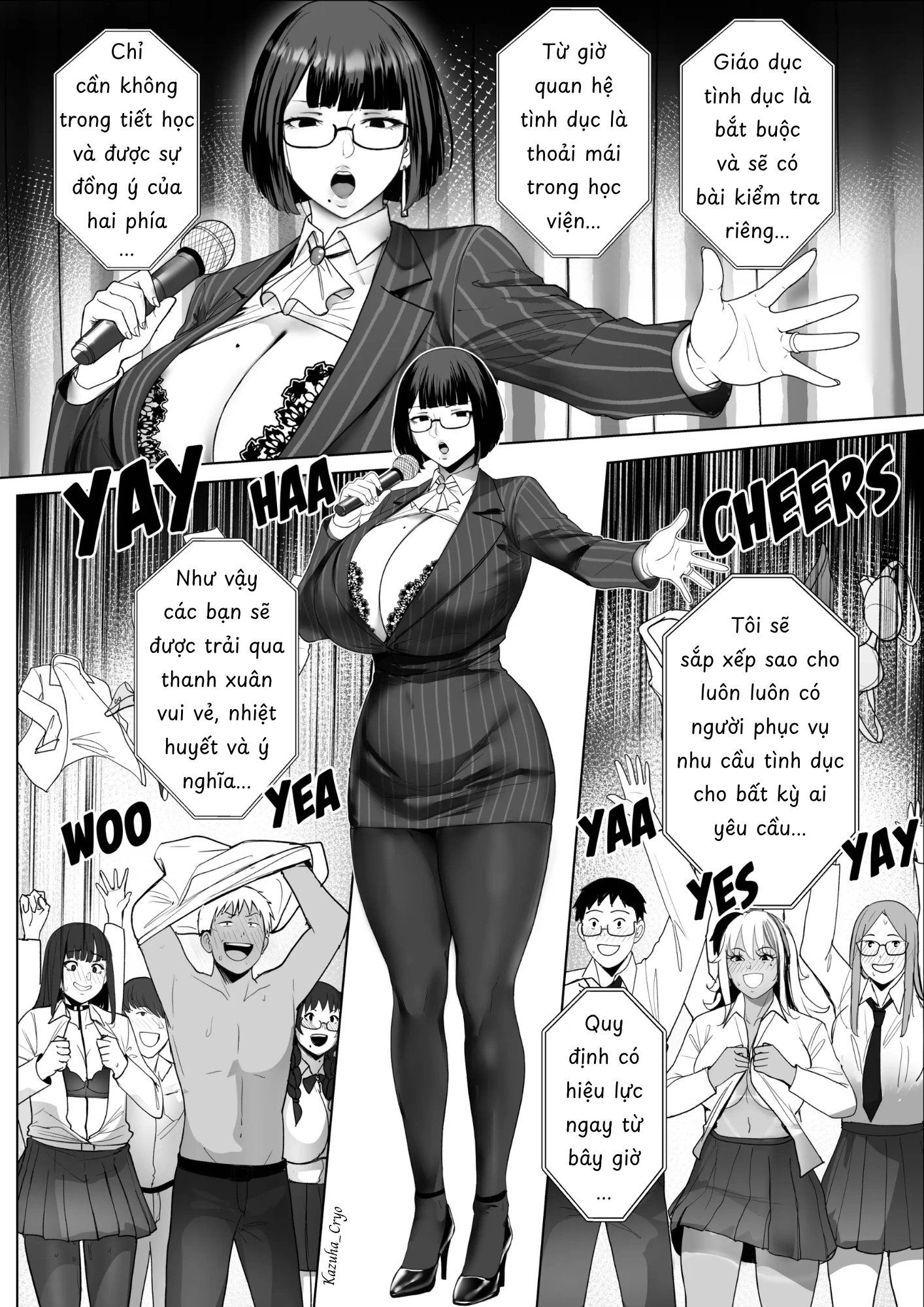HentaiVN.net - Ảnh 56 - Good Teachers - Phần 4: Hiệu trưởng Grace
