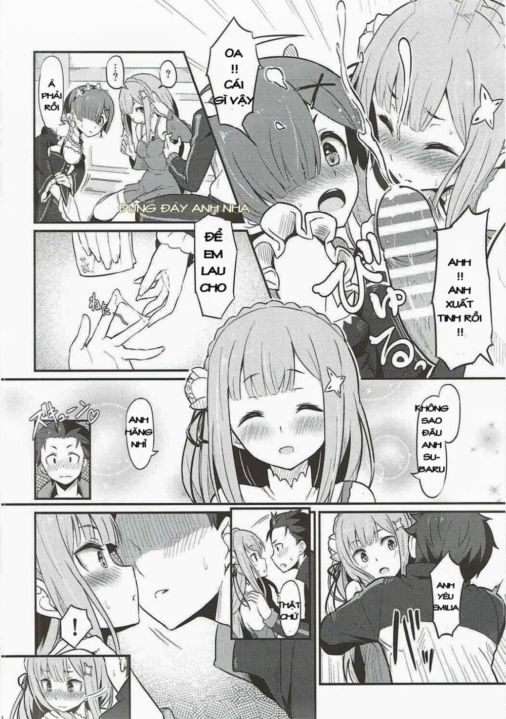 HentaiVN.net - Ảnh 10 - Rem no Emilia Kuttsuke Daisakusen (Re:Zero kara Hajimeru Isekai Seikatsu) - Chap 1