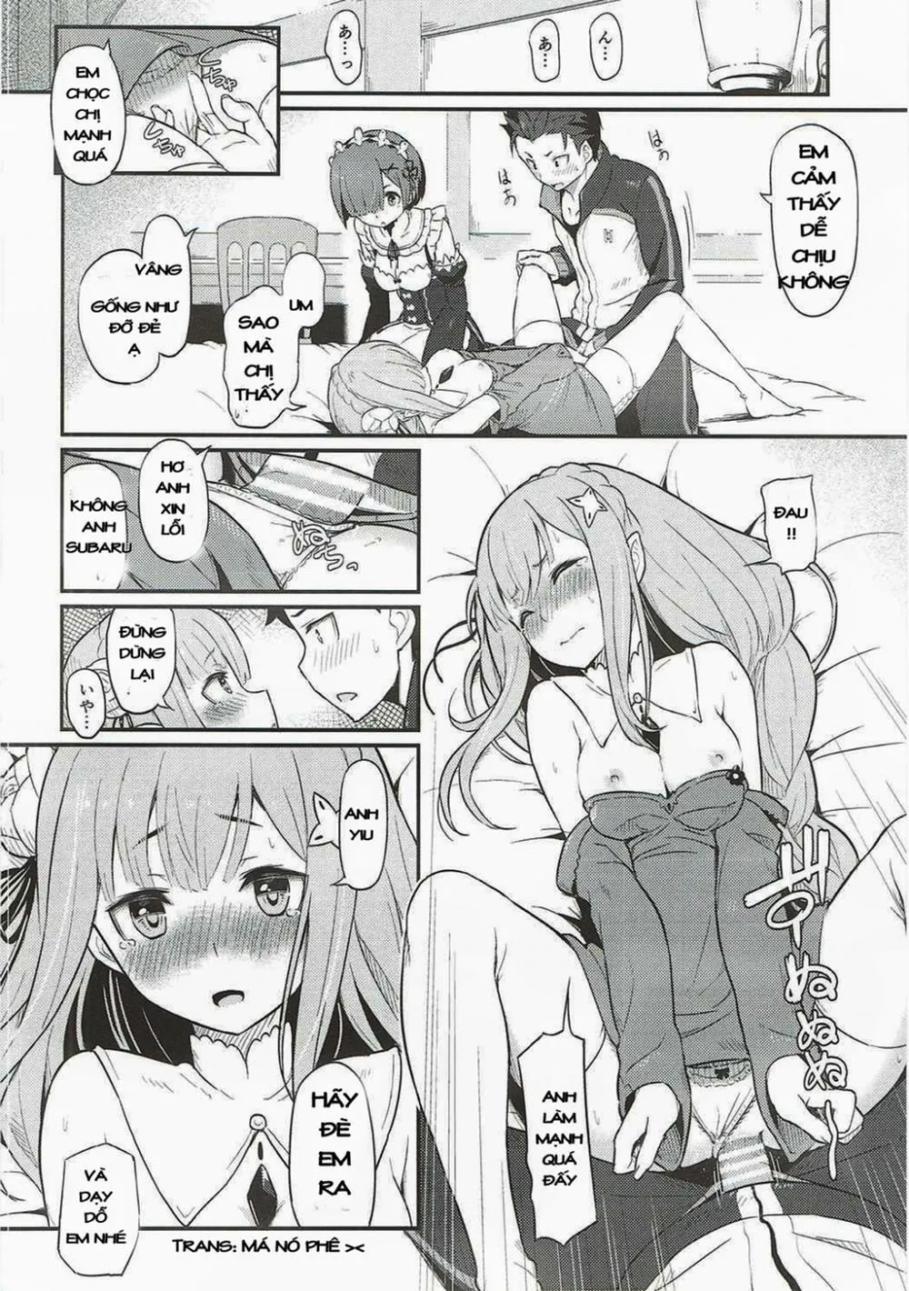 HentaiVN.net - Ảnh 14 - Rem no Emilia Kuttsuke Daisakusen (Re:Zero kara Hajimeru Isekai Seikatsu) - Chap 1