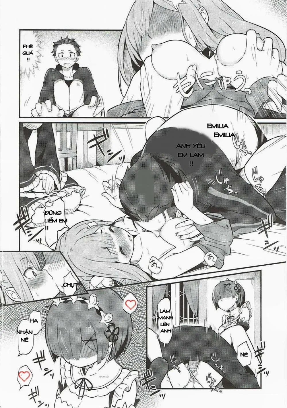 HentaiVN.net - Ảnh 16 - Rem no Emilia Kuttsuke Daisakusen (Re:Zero kara Hajimeru Isekai Seikatsu) - Chap 1