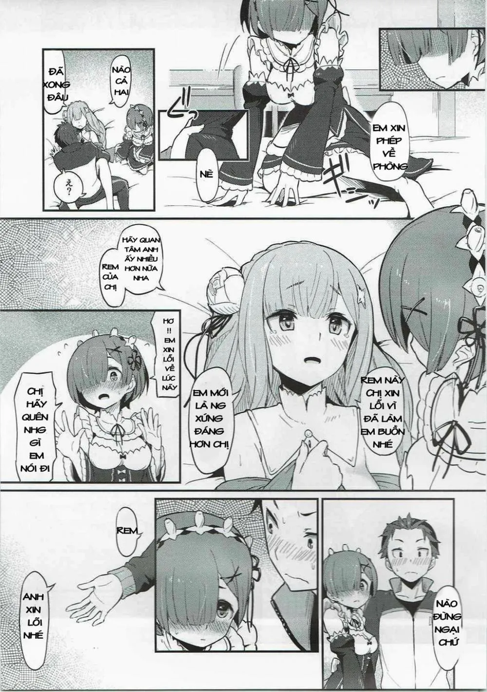 HentaiVN.net - Ảnh 19 - Rem no Emilia Kuttsuke Daisakusen (Re:Zero kara Hajimeru Isekai Seikatsu) - Chap 1