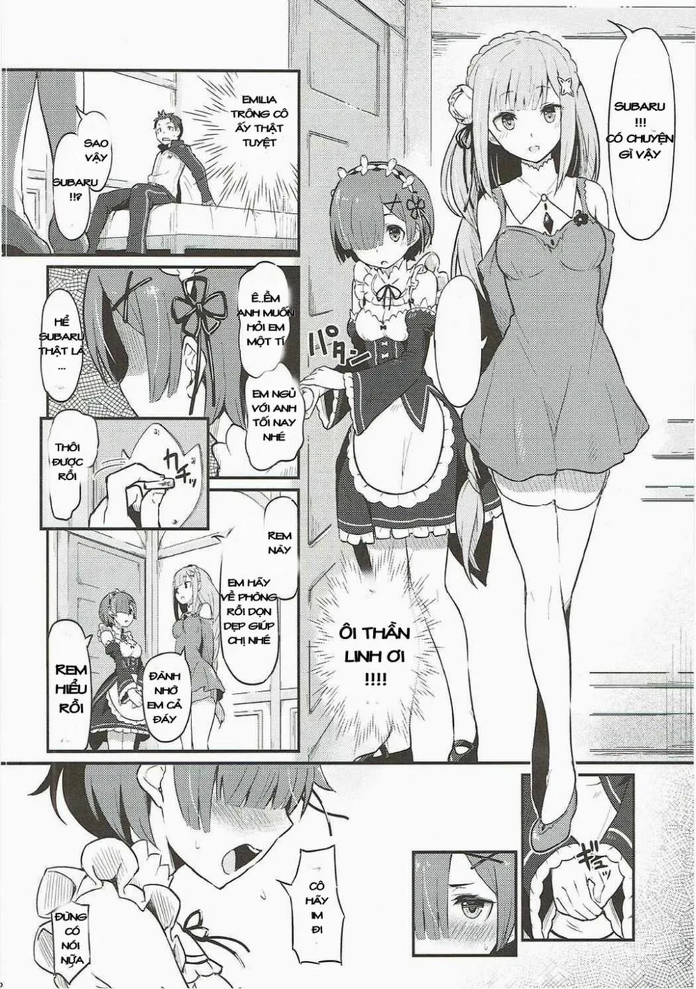 HentaiVN.net - Ảnh 2 - Rem no Emilia Kuttsuke Daisakusen (Re:Zero kara Hajimeru Isekai Seikatsu) - Chap 1