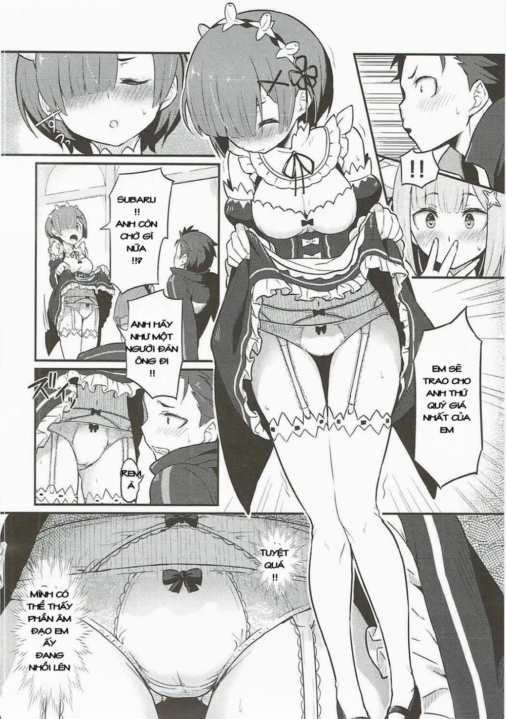 HentaiVN.net - Ảnh 4 - Rem no Emilia Kuttsuke Daisakusen (Re:Zero kara Hajimeru Isekai Seikatsu) - Chap 1