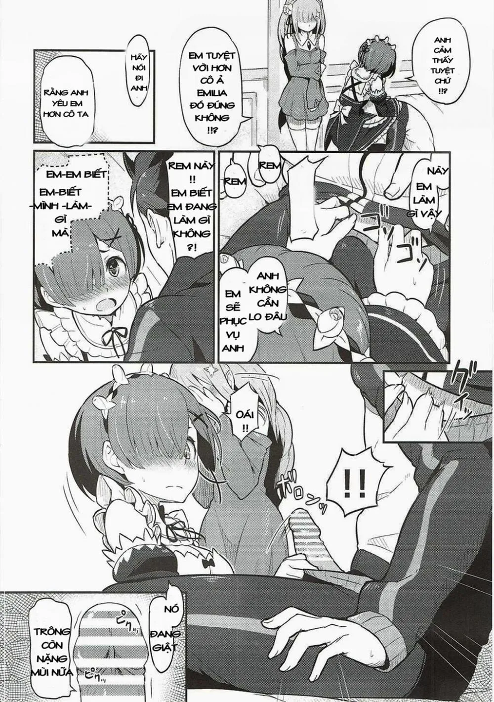 HentaiVN.net - Ảnh 6 - Rem no Emilia Kuttsuke Daisakusen (Re:Zero kara Hajimeru Isekai Seikatsu) - Chap 1