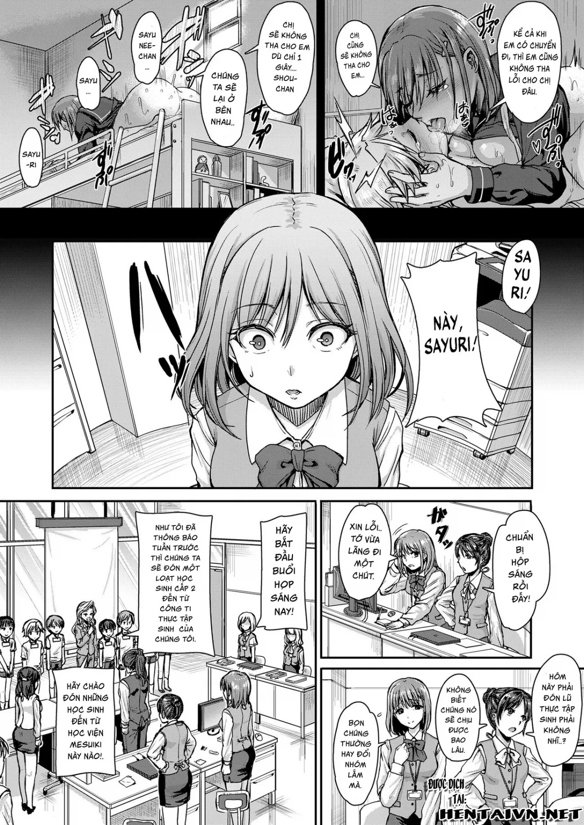 HentaiVN.net - Ảnh 4 - Mesuikiga Gimuzukeraretayasashii Shakai Zenpen [Mesuikiga Gimuzukeraretayasashii Shakai Zenpen] - Chap 1
