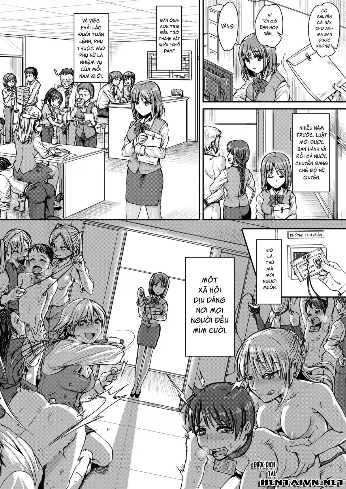 HentaiVN.net - Ảnh 6 - Mesuikiga Gimuzukeraretayasashii Shakai Zenpen [Mesuikiga Gimuzukeraretayasashii Shakai Zenpen] - Chap 1
