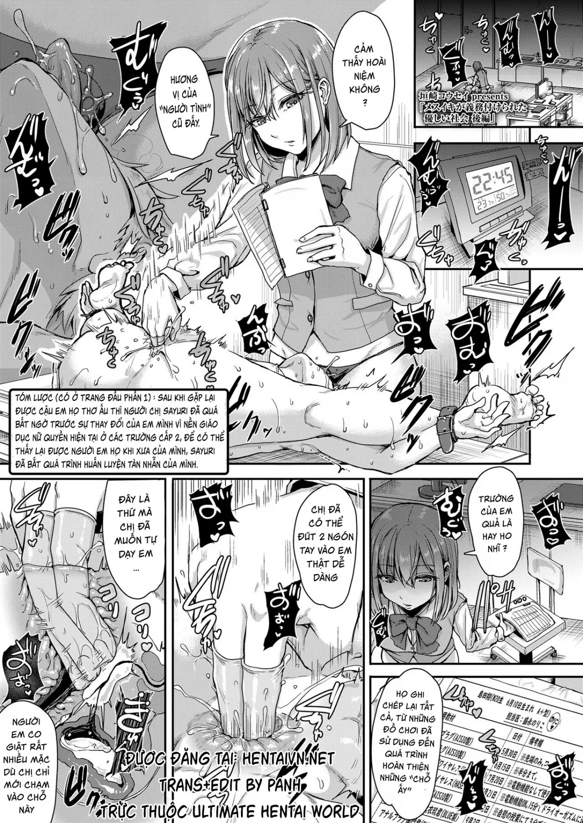 HentaiVN.net - Ảnh 3 - Mesuikiga Gimuzukeraretayasashii Shakai Zenpen [Mesuikiga Gimuzukeraretayasashii Shakai Zenpen] - Chap 2
