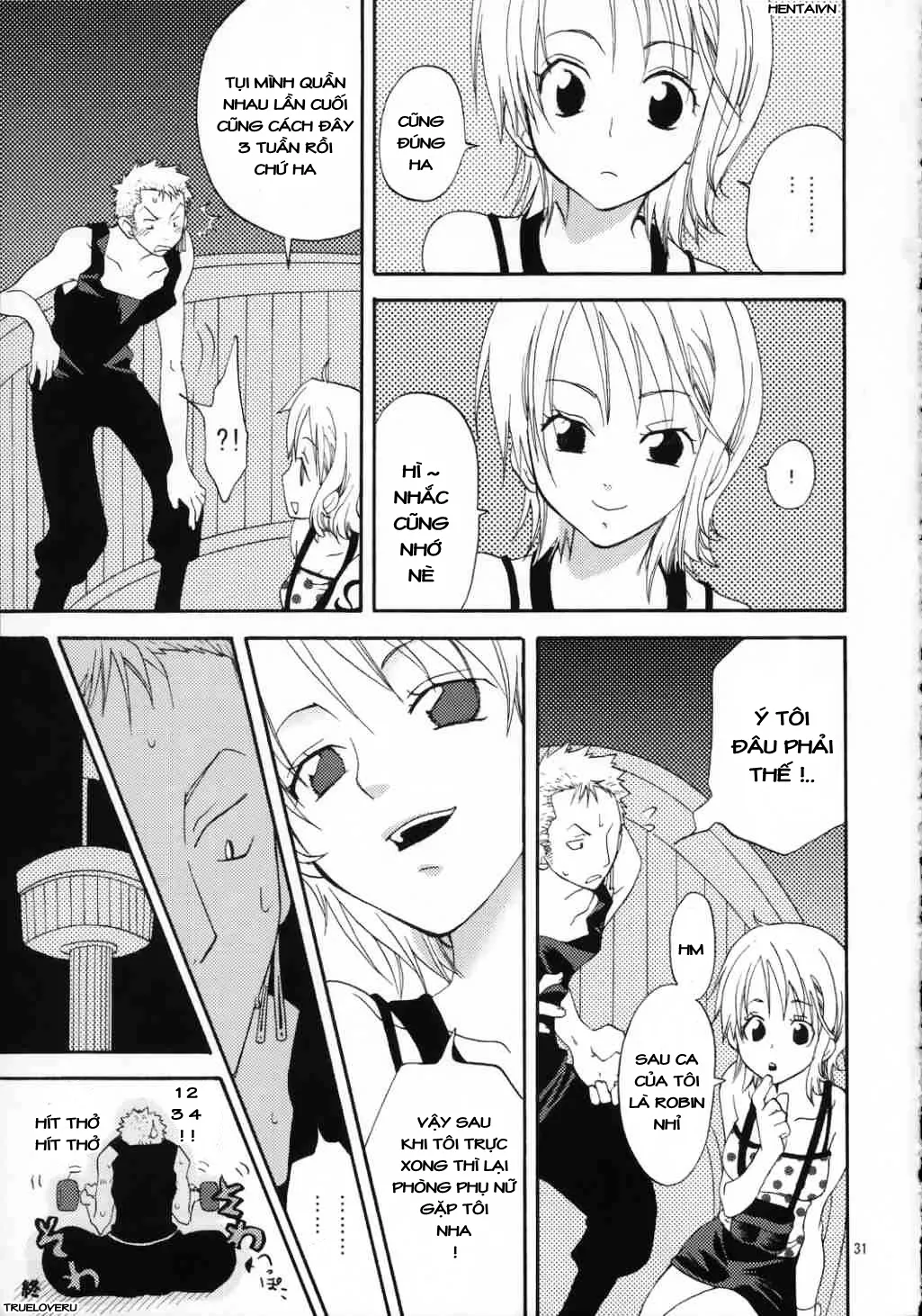 HentaiVN.net - Ảnh 29 - Love Koukaishi [Nami Hidden Sailing Diary] - Chap 1