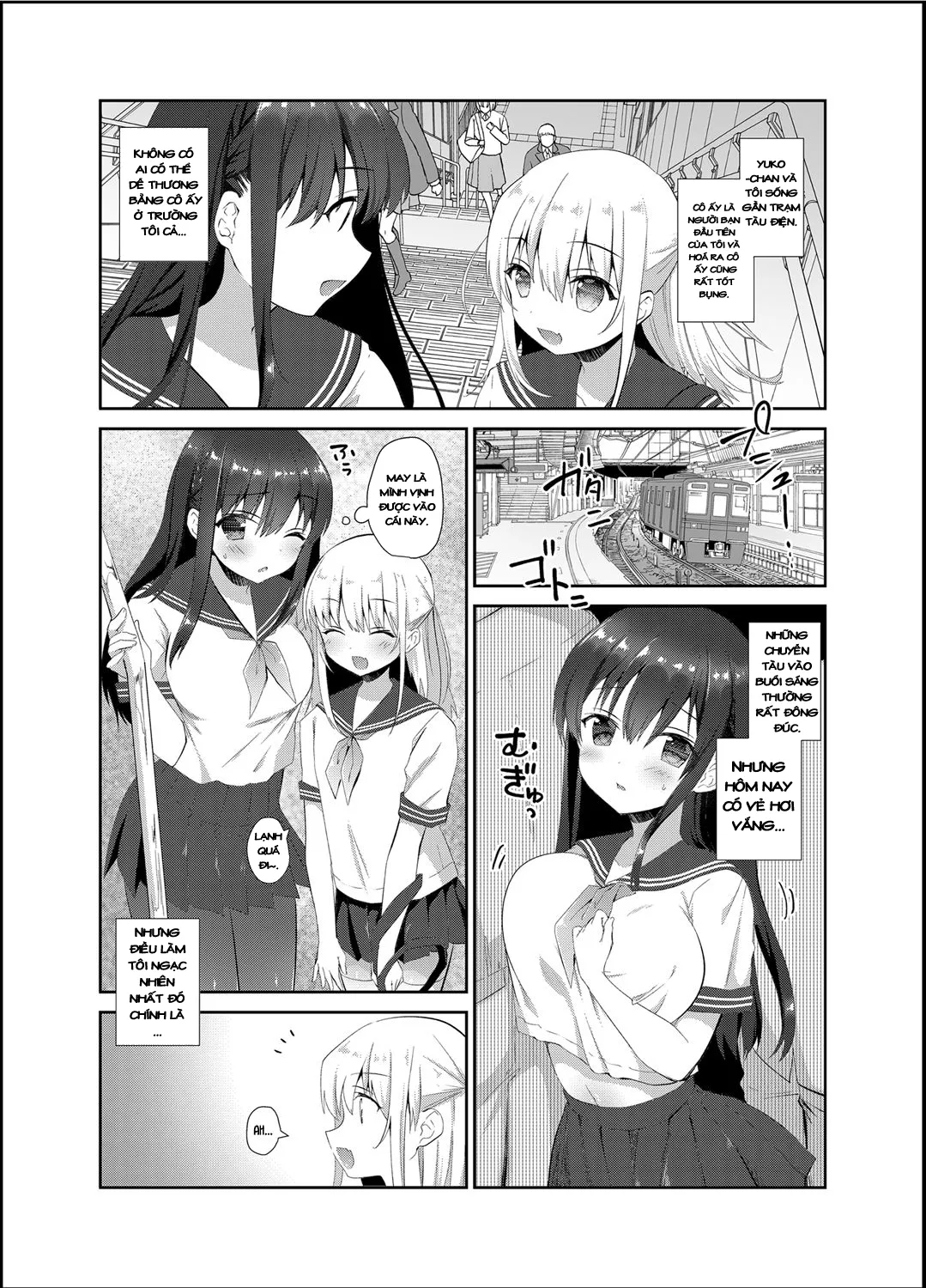 HentaiVN.net - Ảnh 3 - Chikan no Sonzai Shinai Subarashii Sekai [Nơi hiếp dâm hay quấy rối tình dục không tồn tại] - Chap 1