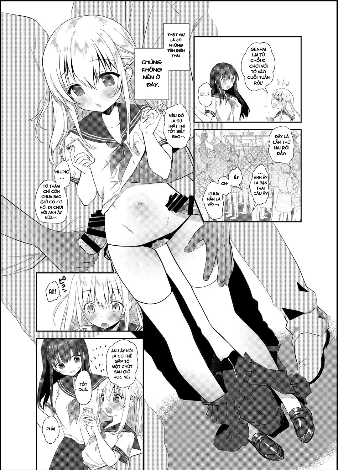 HentaiVN.net - Ảnh 7 - Chikan no Sonzai Shinai Subarashii Sekai [Nơi hiếp dâm hay quấy rối tình dục không tồn tại] - Chap 1