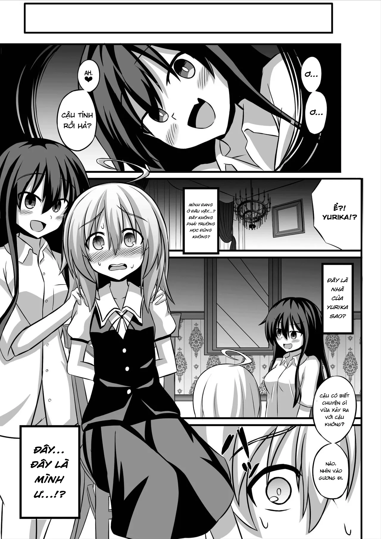HentaiVN.net - Ảnh 5 - TS Mesu Ochi ~Onnanoko ni Sarete Love Love Yuri Sex~ [Genderbent Descent Into Sluthood ~Turning Into A Girl From Lovey-Dovey Lesbian Sex~] - Chap 1