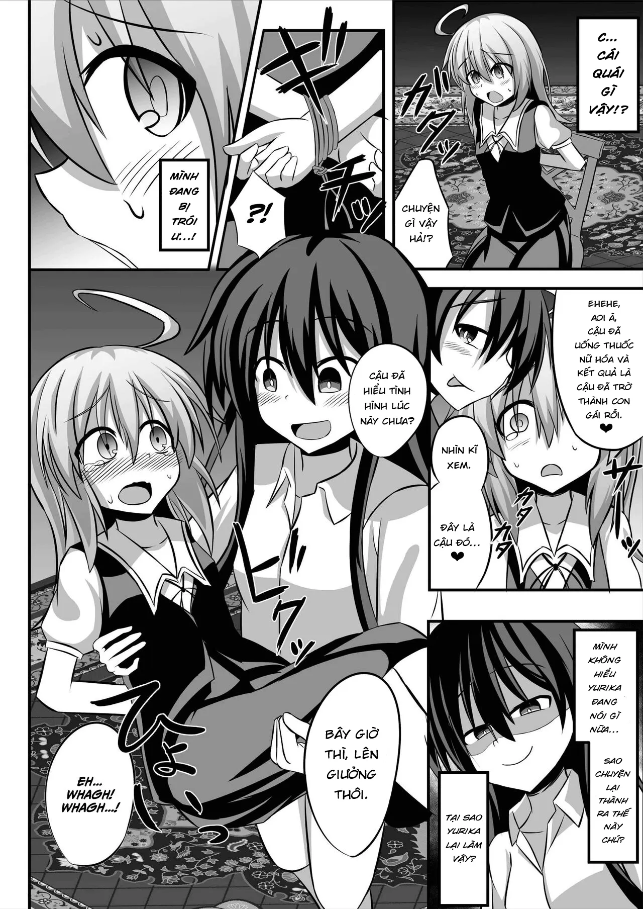 HentaiVN.net - Ảnh 6 - TS Mesu Ochi ~Onnanoko ni Sarete Love Love Yuri Sex~ [Genderbent Descent Into Sluthood ~Turning Into A Girl From Lovey-Dovey Lesbian Sex~] - Chap 1