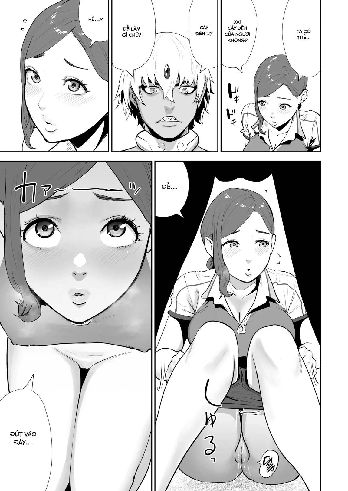 HentaiVN.net - Ảnh 11 - Ship Con Cặc [Chị Shipper và cây ̶c̶̶ặ̶̶c̶ đèn thần; Dick-livery Girl Ayumu] - Chap 1