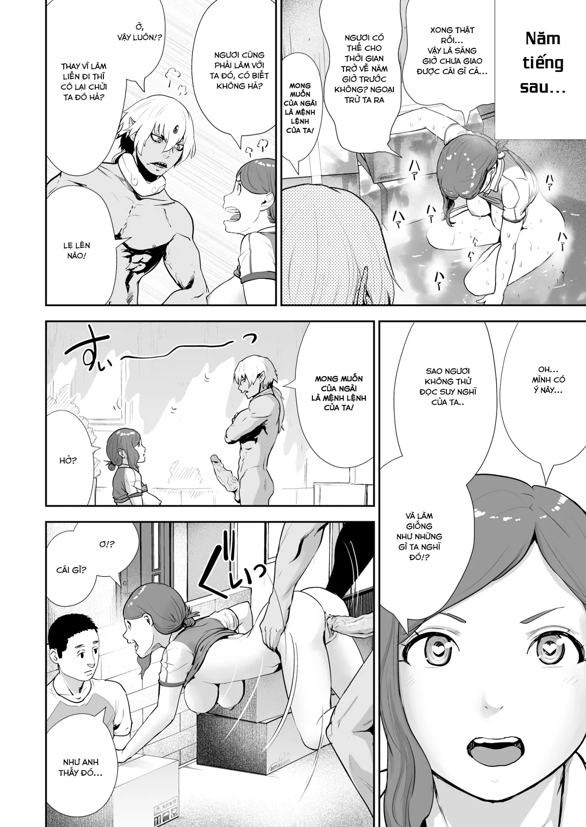 HentaiVN.net - Ảnh 16 - Ship Con Cặc [Chị Shipper và cây ̶c̶̶ặ̶̶c̶ đèn thần; Dick-livery Girl Ayumu] - Chap 1