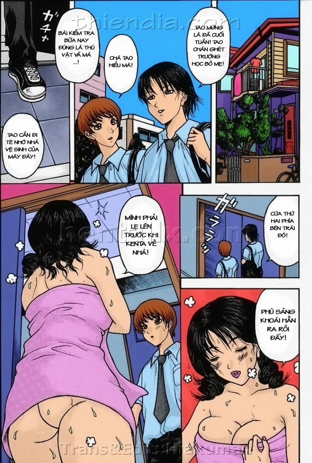 HentaiVN.net - Ảnh 1 - Best Friend Mom - Chap 1