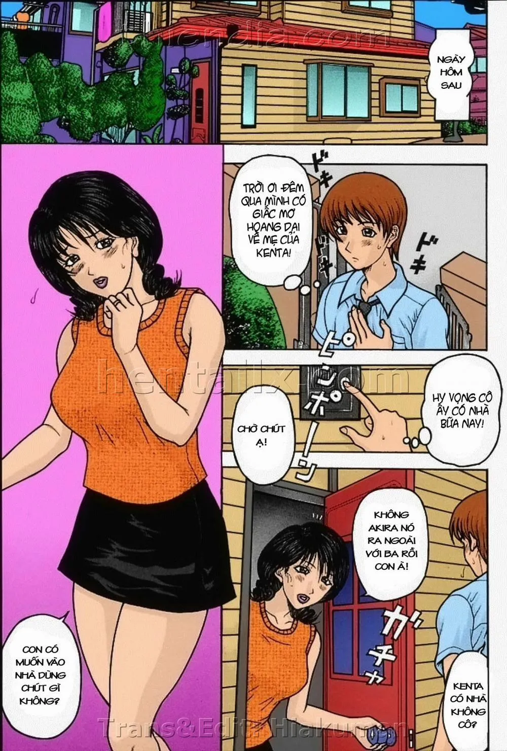 HentaiVN.net - Ảnh 7 - Best Friend Mom - Chap 1