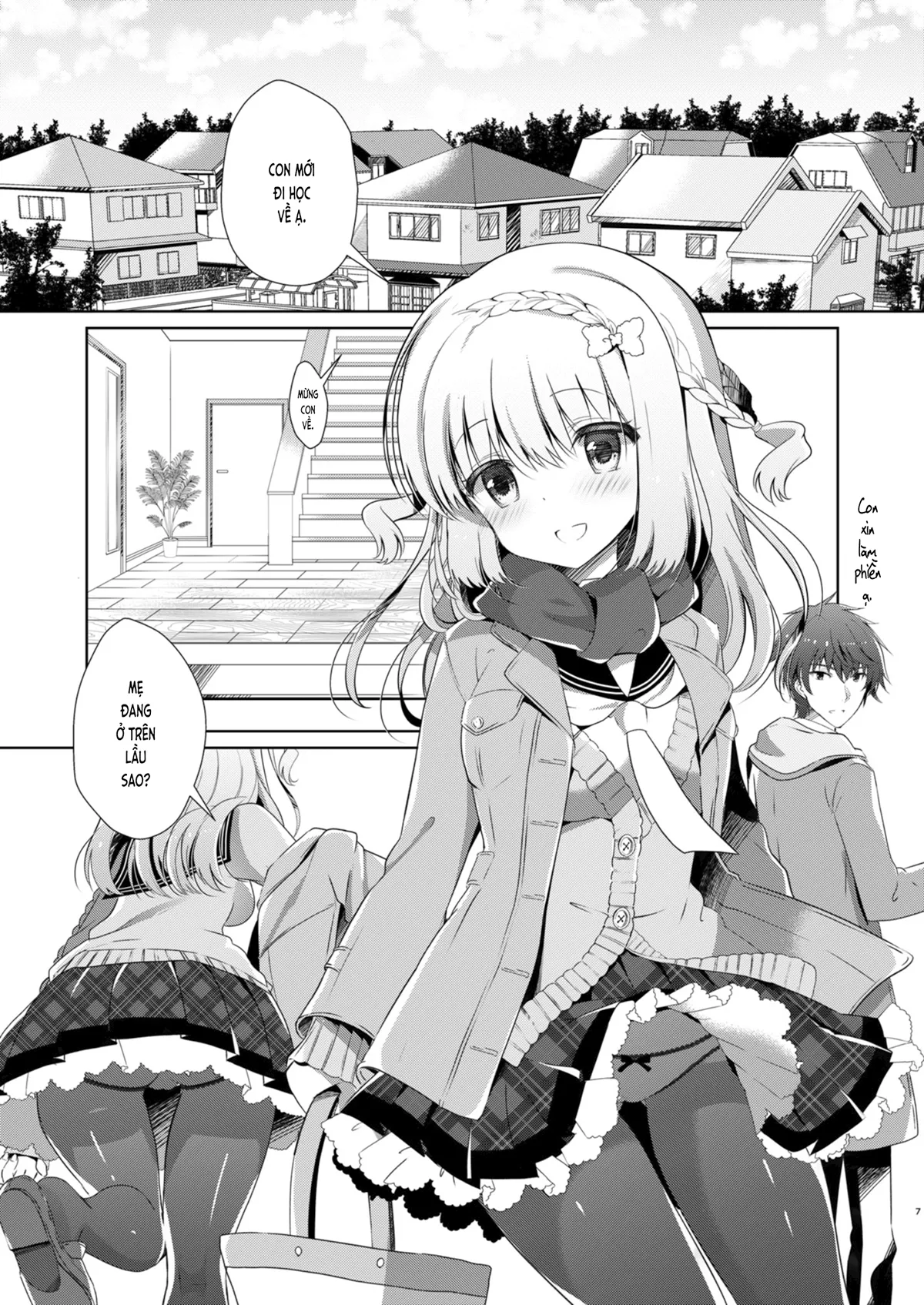 HentaiVN.net - Ảnh 5 - Cùng bạn gái thanh mai trúc mã... (nguyên tác) [Osananajimi de Koibito no Kanojo to; 幼馴染で恋人の彼女と] - Chap 2
