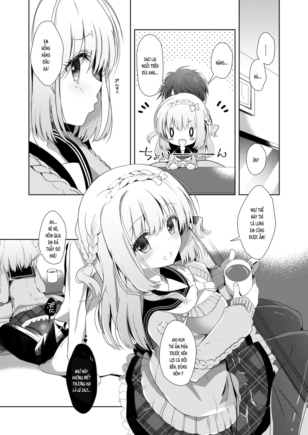 HentaiVN.net - Ảnh 7 - Cùng bạn gái thanh mai trúc mã... (nguyên tác) [Osananajimi de Koibito no Kanojo to; 幼馴染で恋人の彼女と] - Chap 2