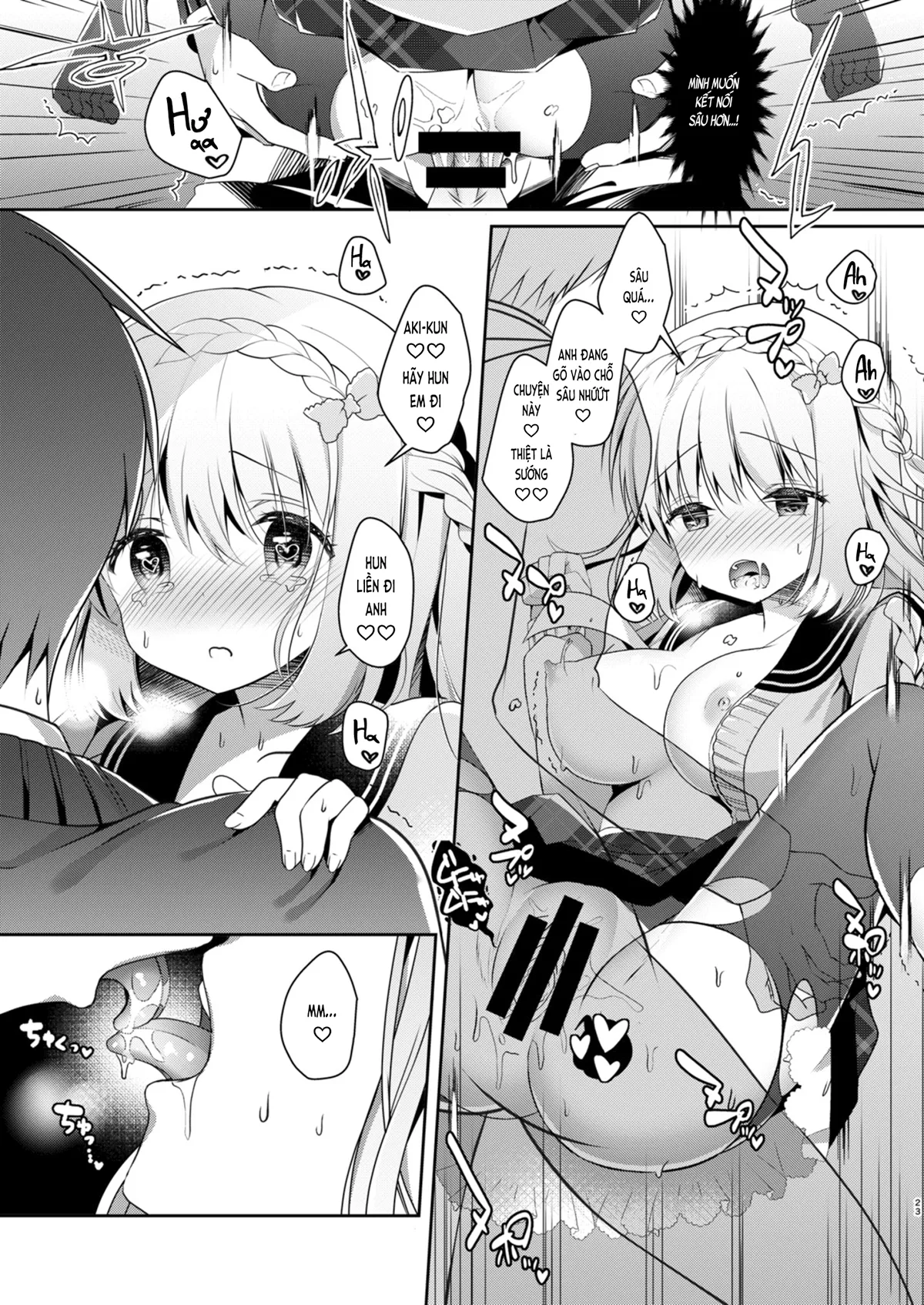 HentaiVN.net - Ảnh 23 - Cùng bạn gái thanh mai trúc mã... (nguyên tác) [Osananajimi de Koibito no Kanojo to; 幼馴染で恋人の彼女と] - Chap 4