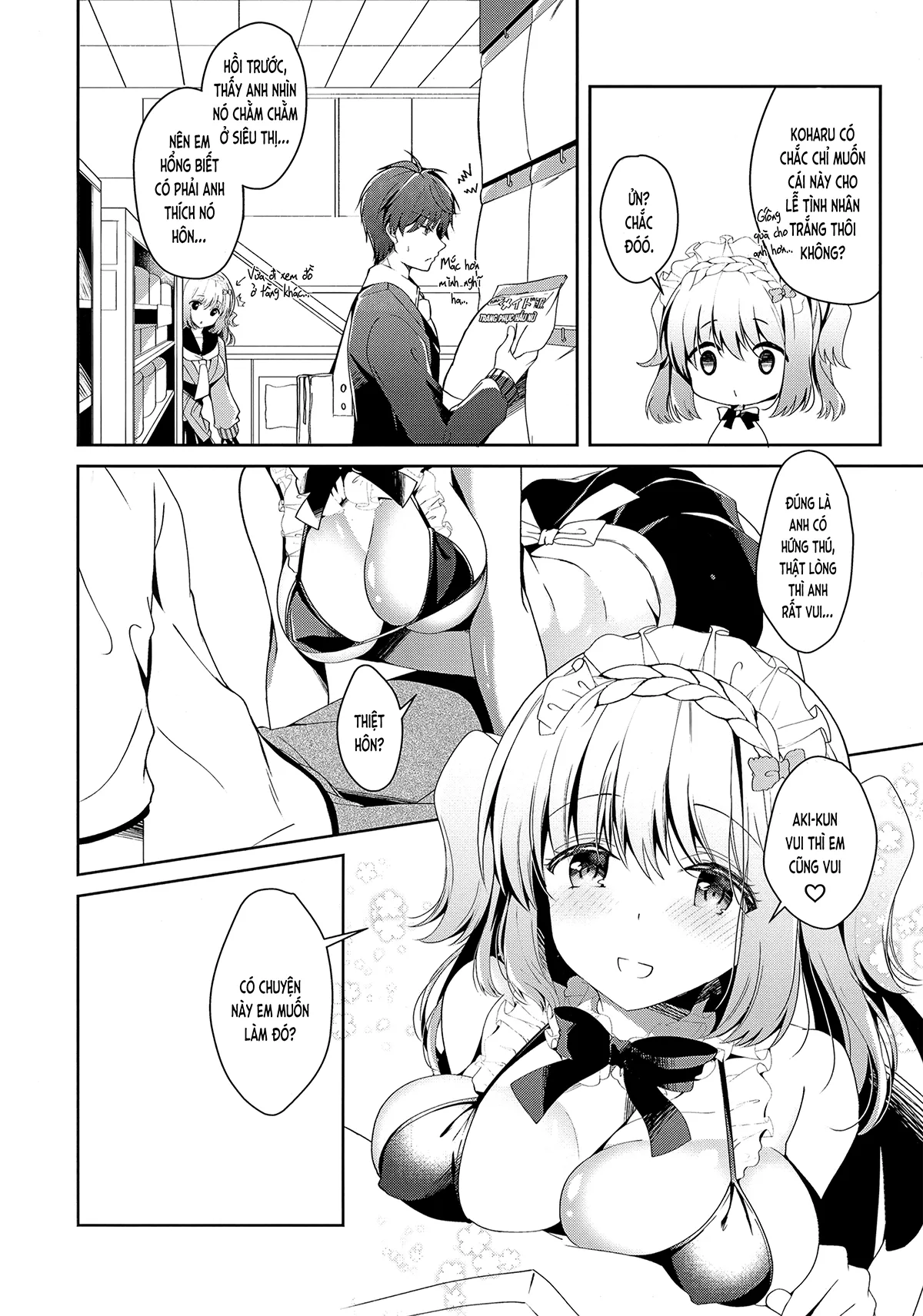 HentaiVN.net - Ảnh 6 - Cùng bạn gái thanh mai trúc mã... (nguyên tác) [Osananajimi de Koibito no Kanojo to; 幼馴染で恋人の彼女と] - Chap 6