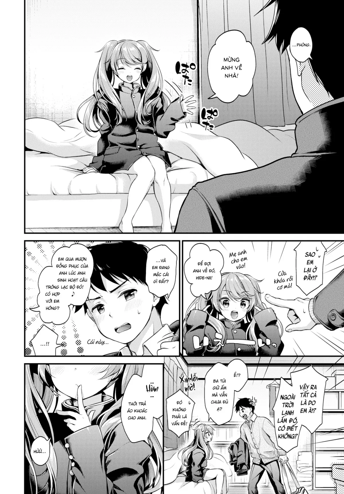 HentaiVN.net - Ảnh 4 - Trả đồng phục lại đây!! [Gimme Back My Uniform!] - Chap 1