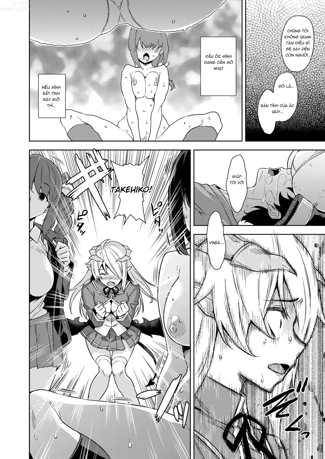 HentaiVN.net - Ảnh 11 - Akuma De JK! [Makai Appli de Harem Shiken] - Chap 3