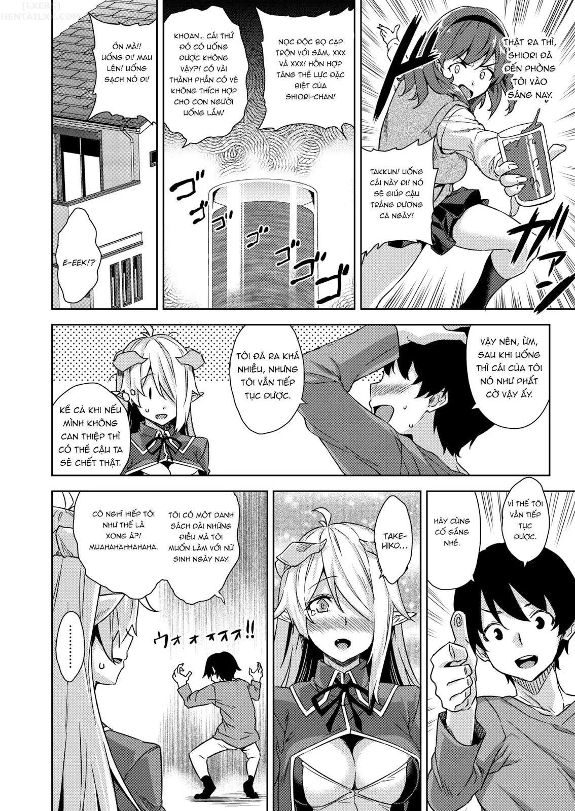 HentaiVN.net - Ảnh 13 - Akuma De JK! [Makai Appli de Harem Shiken] - Chap 3