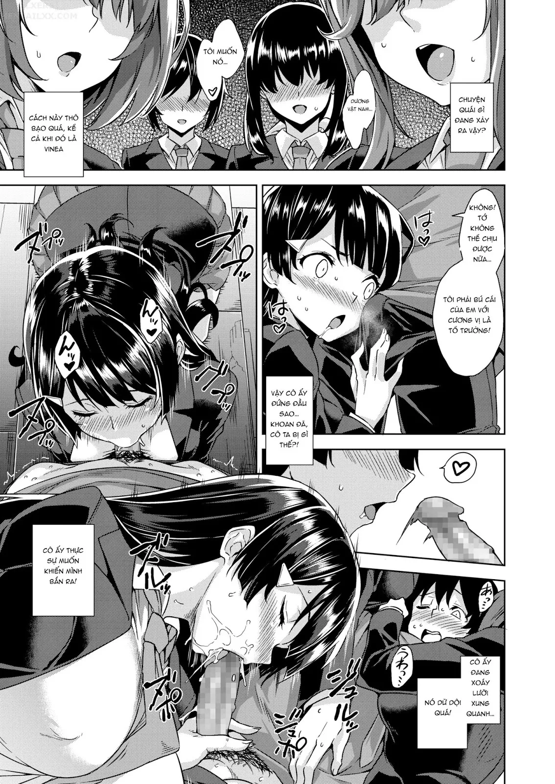 HentaiVN.net - Ảnh 6 - Akuma De JK! [Makai Appli de Harem Shiken] - Chap 3