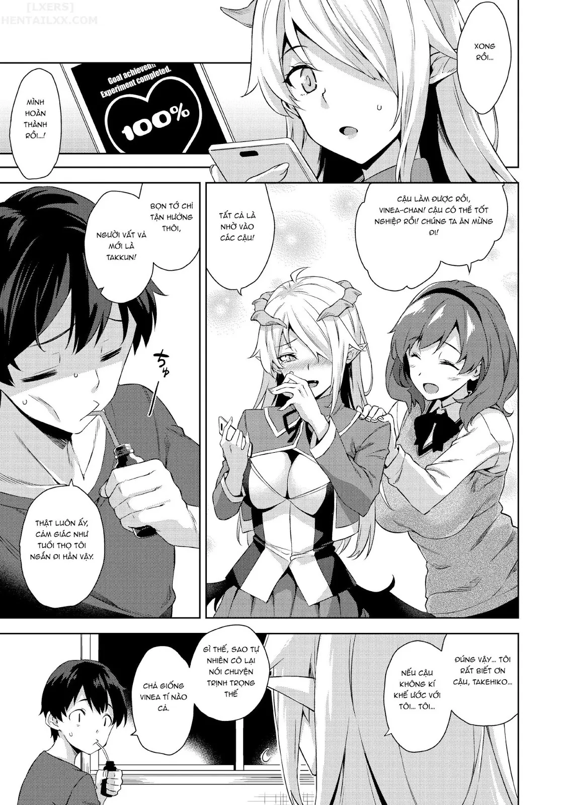 HentaiVN.net - Ảnh 12 - Akuma De JK! [Makai Appli de Harem Shiken] - Chap 4