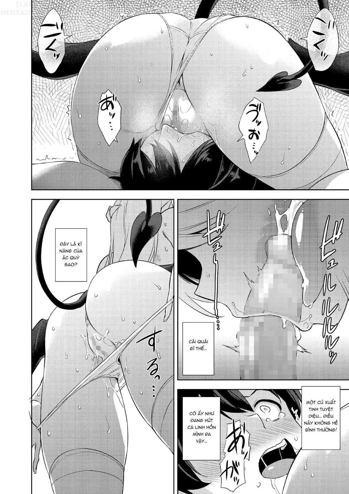 HentaiVN.net - Ảnh 19 - Akuma De JK! [Makai Appli de Harem Shiken] - Chap 4
