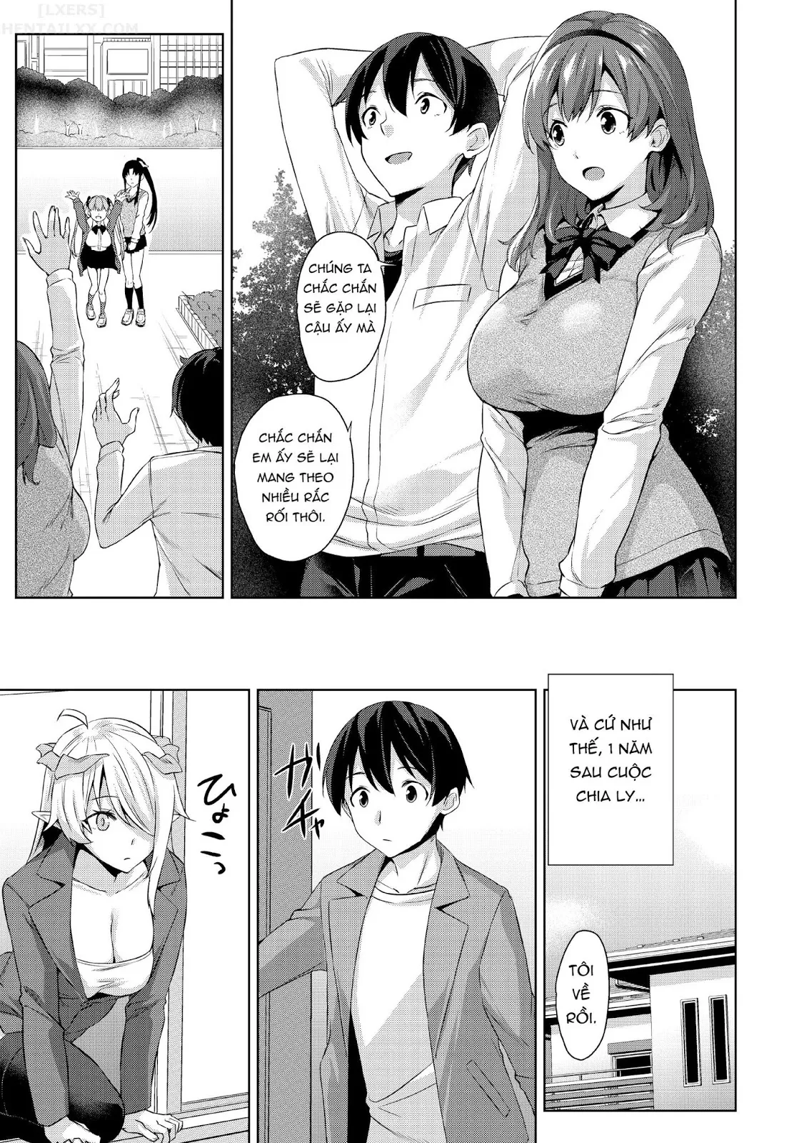 HentaiVN.net - Ảnh 30 - Akuma De JK! [Makai Appli de Harem Shiken] - Chap 4