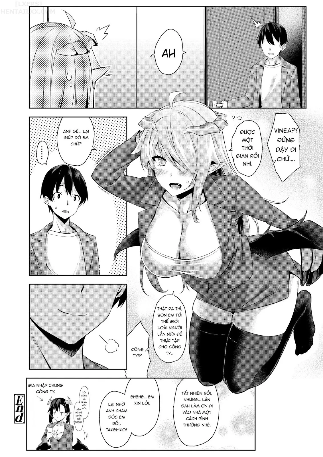 HentaiVN.net - Ảnh 31 - Akuma De JK! [Makai Appli de Harem Shiken] - Chap 4