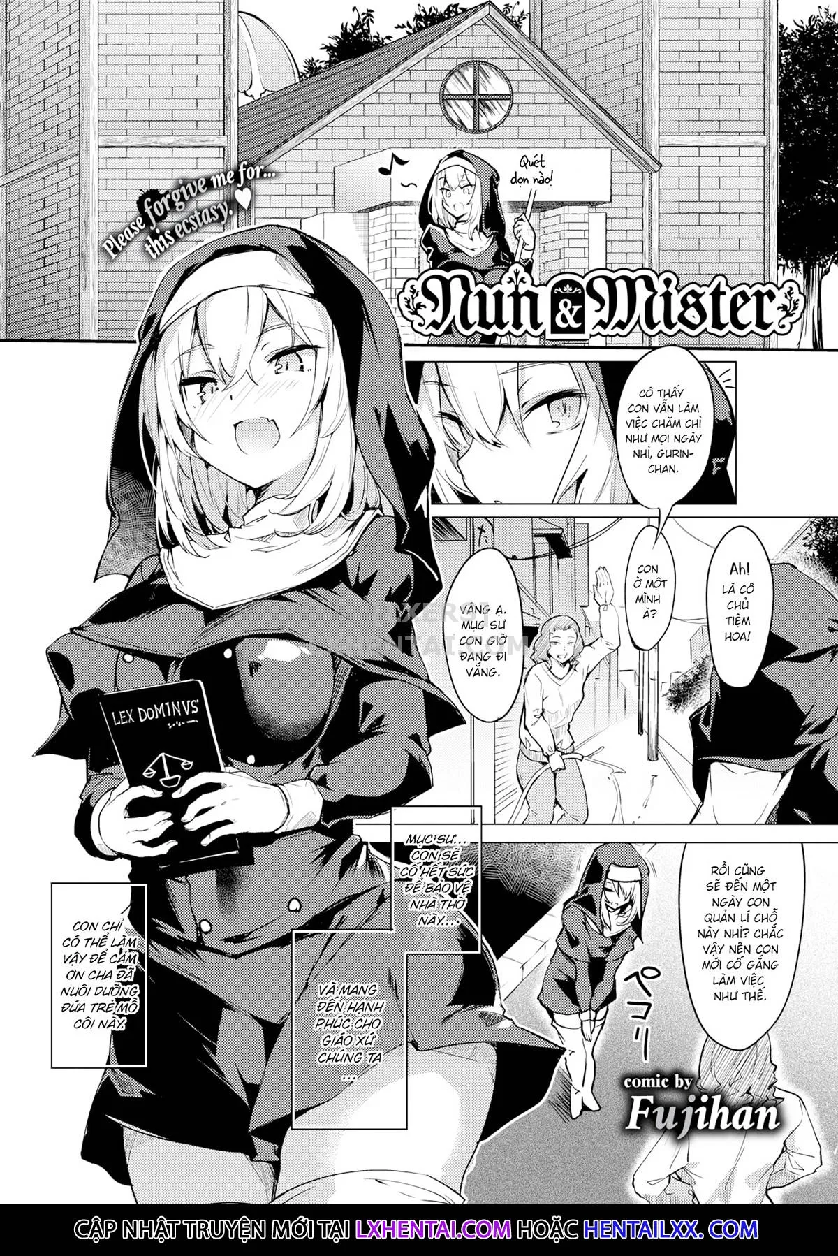 HentaiVN.net - Ảnh 3 - Nun & Mister [Comic Bavel 2021-03] - Chap 1