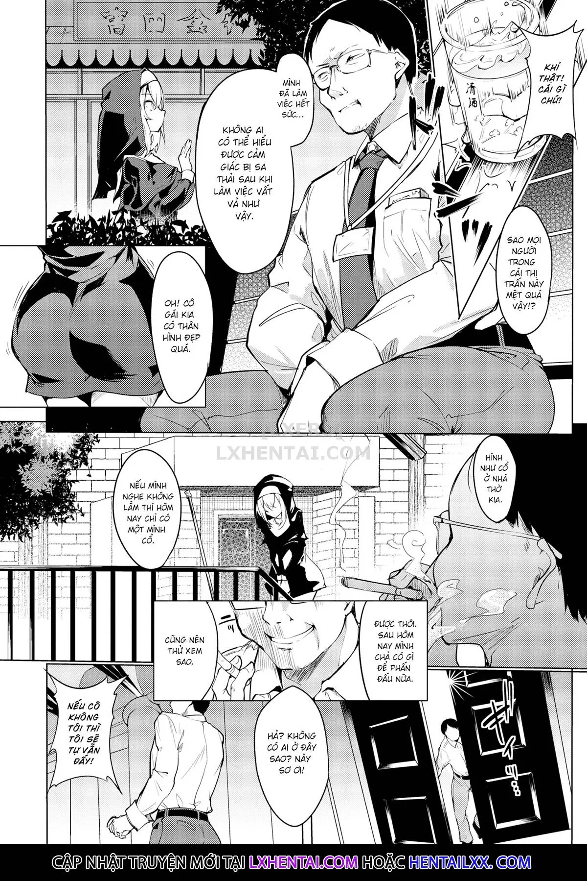 HentaiVN.net - Ảnh 4 - Nun & Mister [Comic Bavel 2021-03] - Chap 1