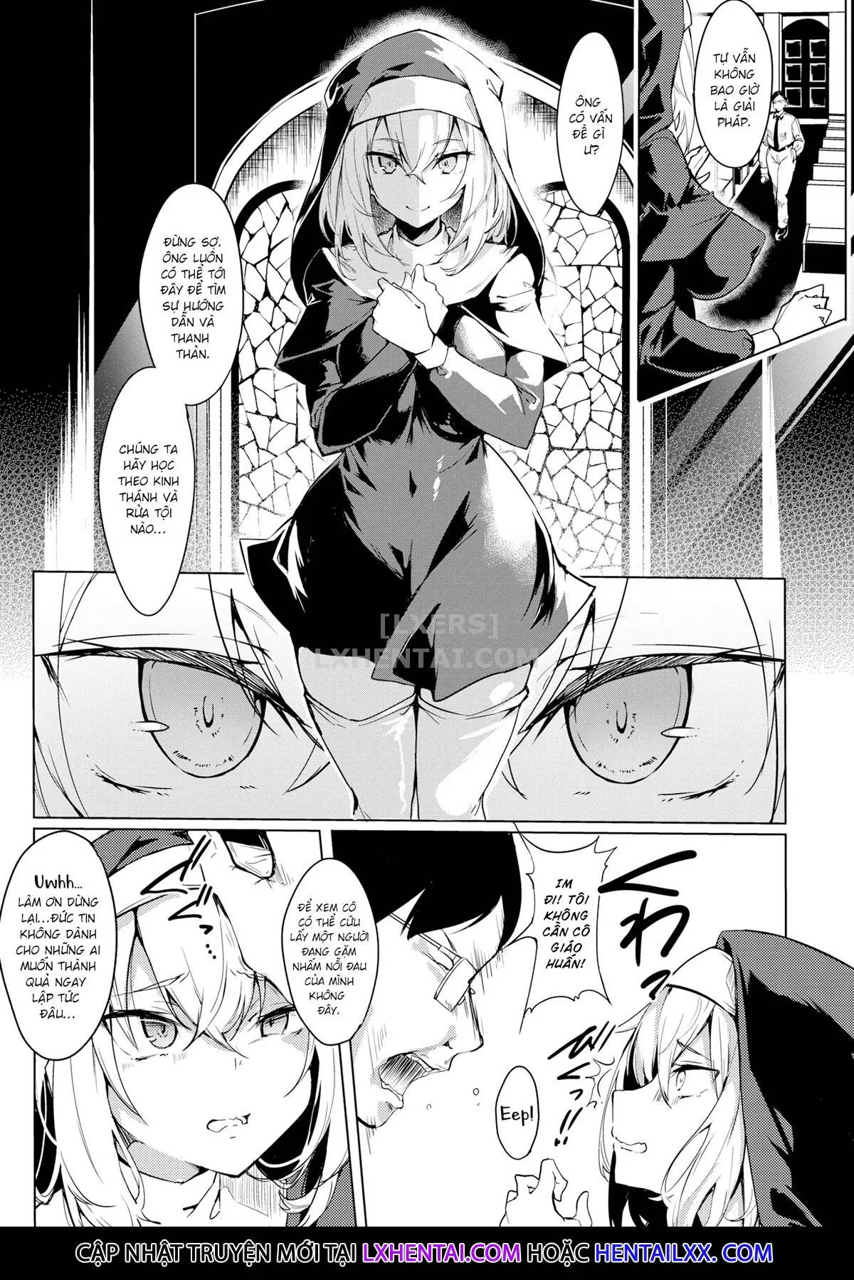 HentaiVN.net - Ảnh 5 - Nun & Mister [Comic Bavel 2021-03] - Chap 1