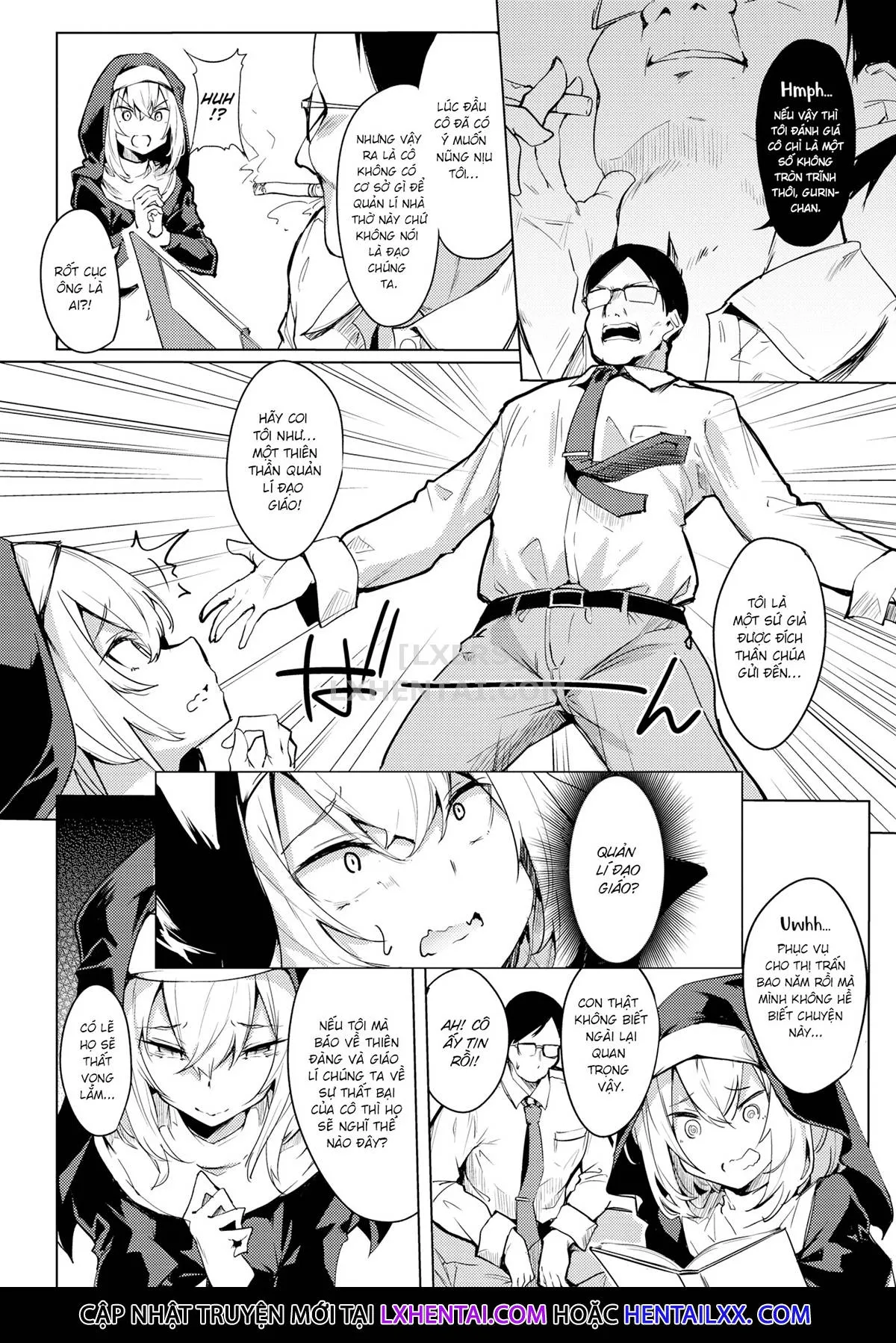 HentaiVN.net - Ảnh 8 - Nun & Mister [Comic Bavel 2021-03] - Chap 1