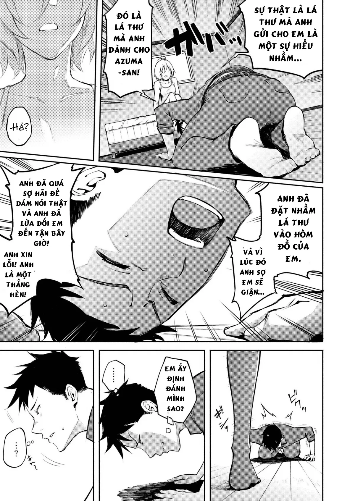 HentaiVN.net - Ảnh 8 - Lá thư tình nhầm chỗ [Machigatte Koi] - Chap 1