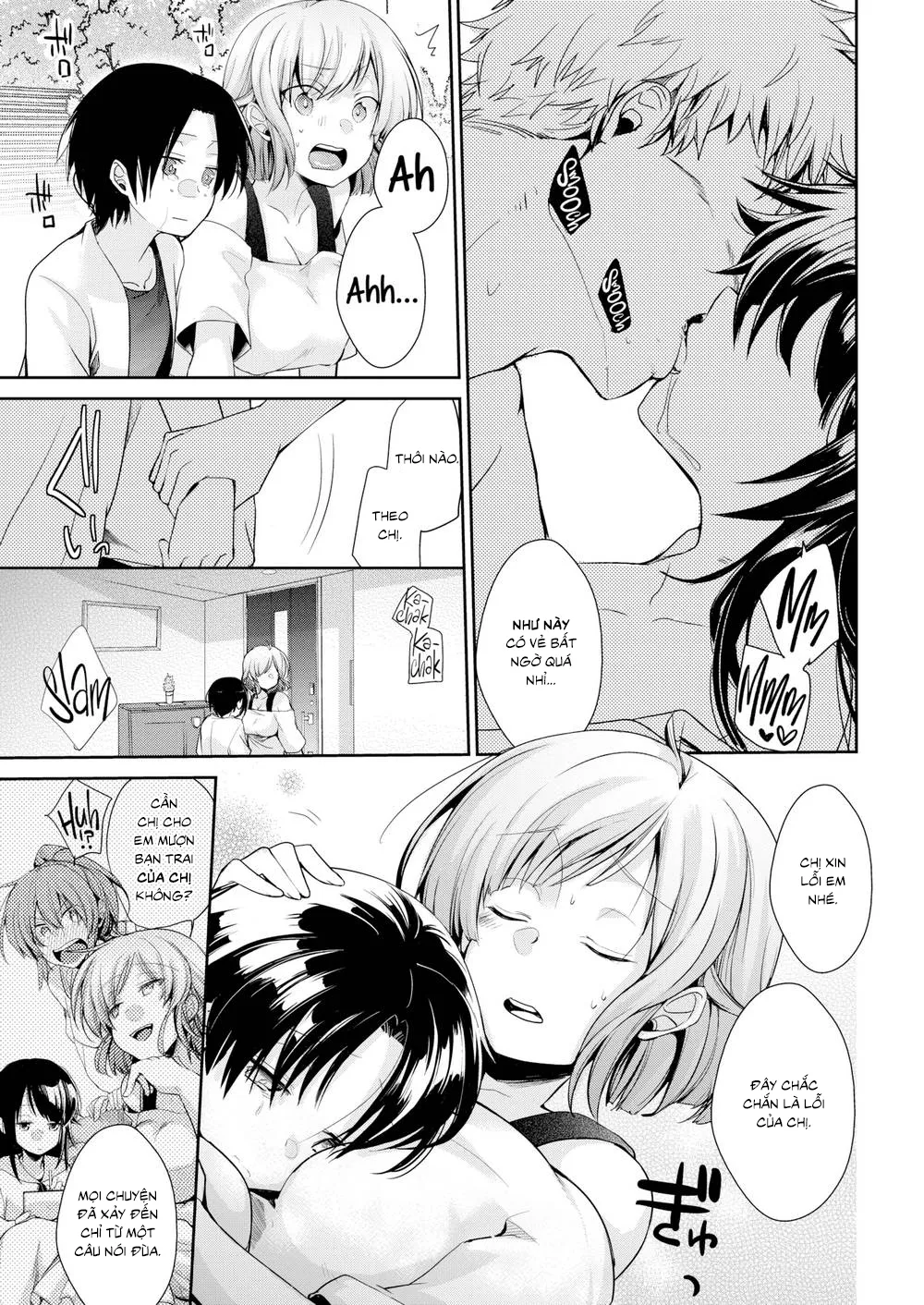 HentaiVN.net - Ảnh 4 - Tình huống khó đỡ của cô chị cả. [Eldest's Daughter Circumstances] - Chap 1