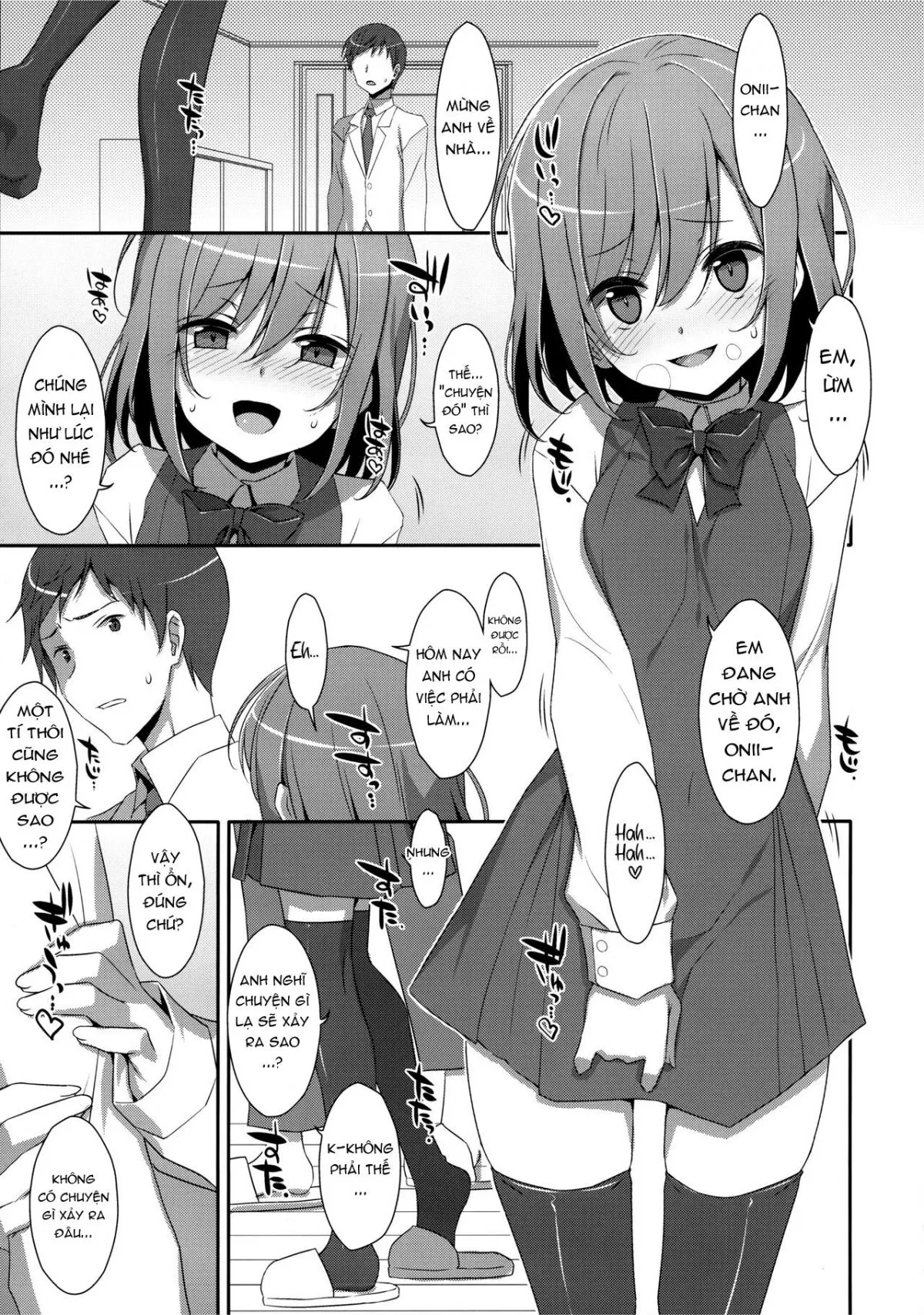 HentaiVN.net - Ảnh 3 - Mình muốn làm rất nhiều thứ trong lúc onii-chan đang ngủ! [I Want to Do Lots of Things With My Sleeping Onii-chan!] - Chap 1