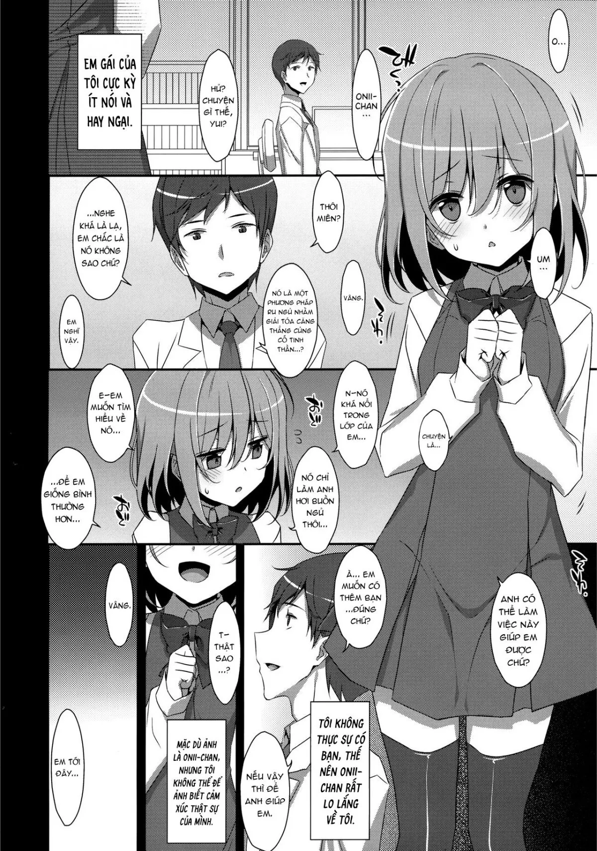 HentaiVN.net - Ảnh 4 - Mình muốn làm rất nhiều thứ trong lúc onii-chan đang ngủ! [I Want to Do Lots of Things With My Sleeping Onii-chan!] - Chap 1