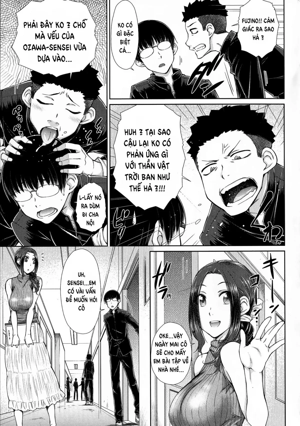 HentaiVN.net - Ảnh 5 - Giáo Viên Của Tôi Tên Là Ozawa [￮￮￮-zuki na Boku no Yome ga Onna Kyoushi na Ken - She likes sexual intercourse in wives.; The Case of My XXX-Loving Wife Who Is Also My Teacher] - Chap 1