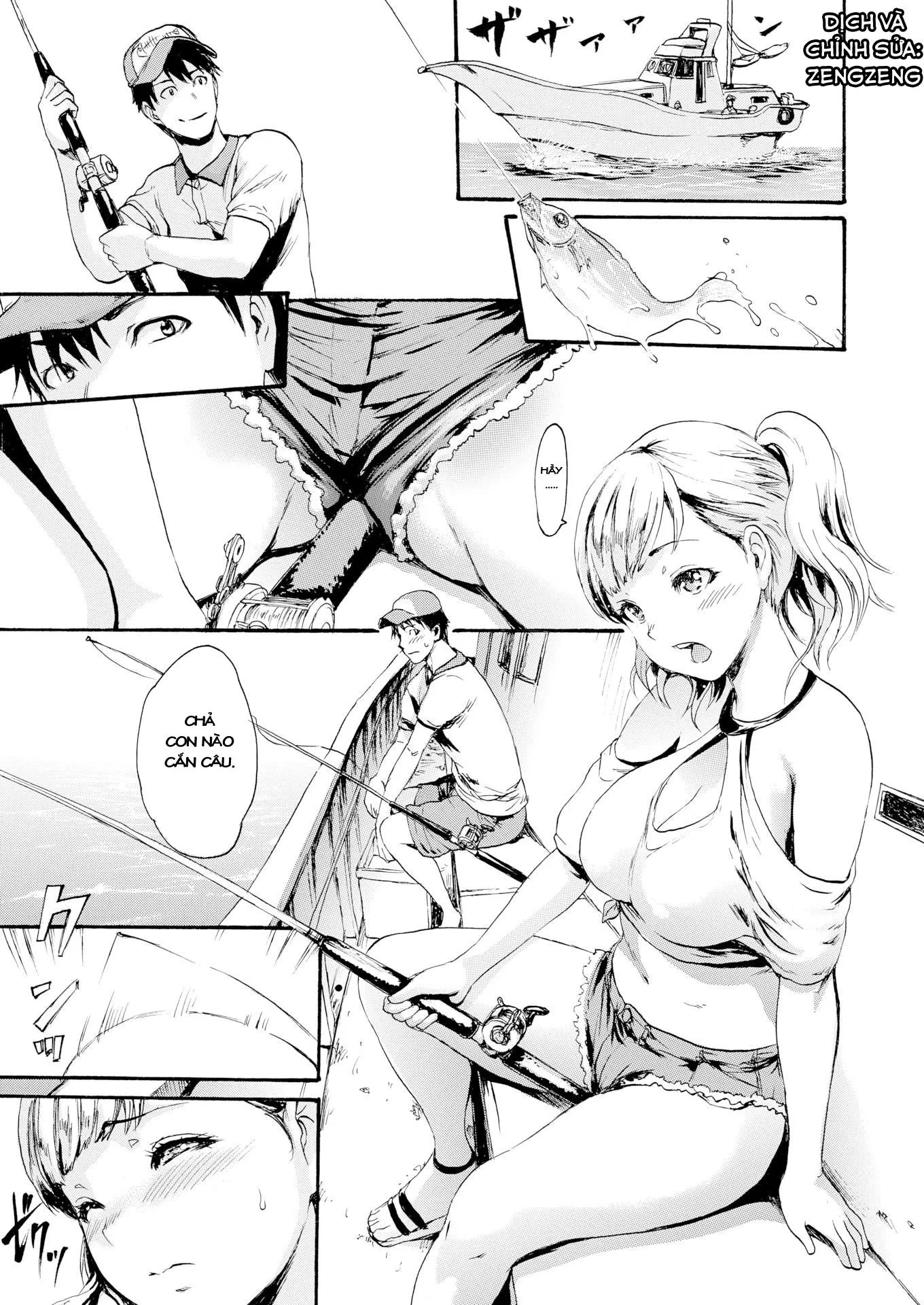 HentaiVN.net - Ảnh 4 - Fishing Gal - Chap 1