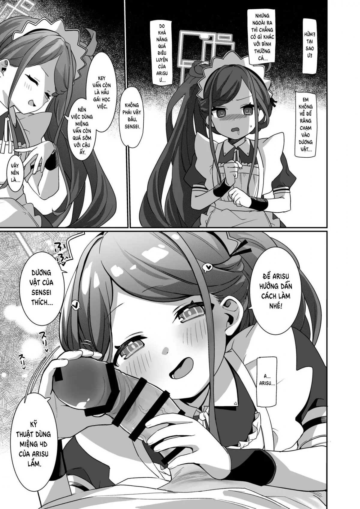 HentaiVN.net - Ảnh 10 - Gohoushi Maid ni Omakase! - Chap 1