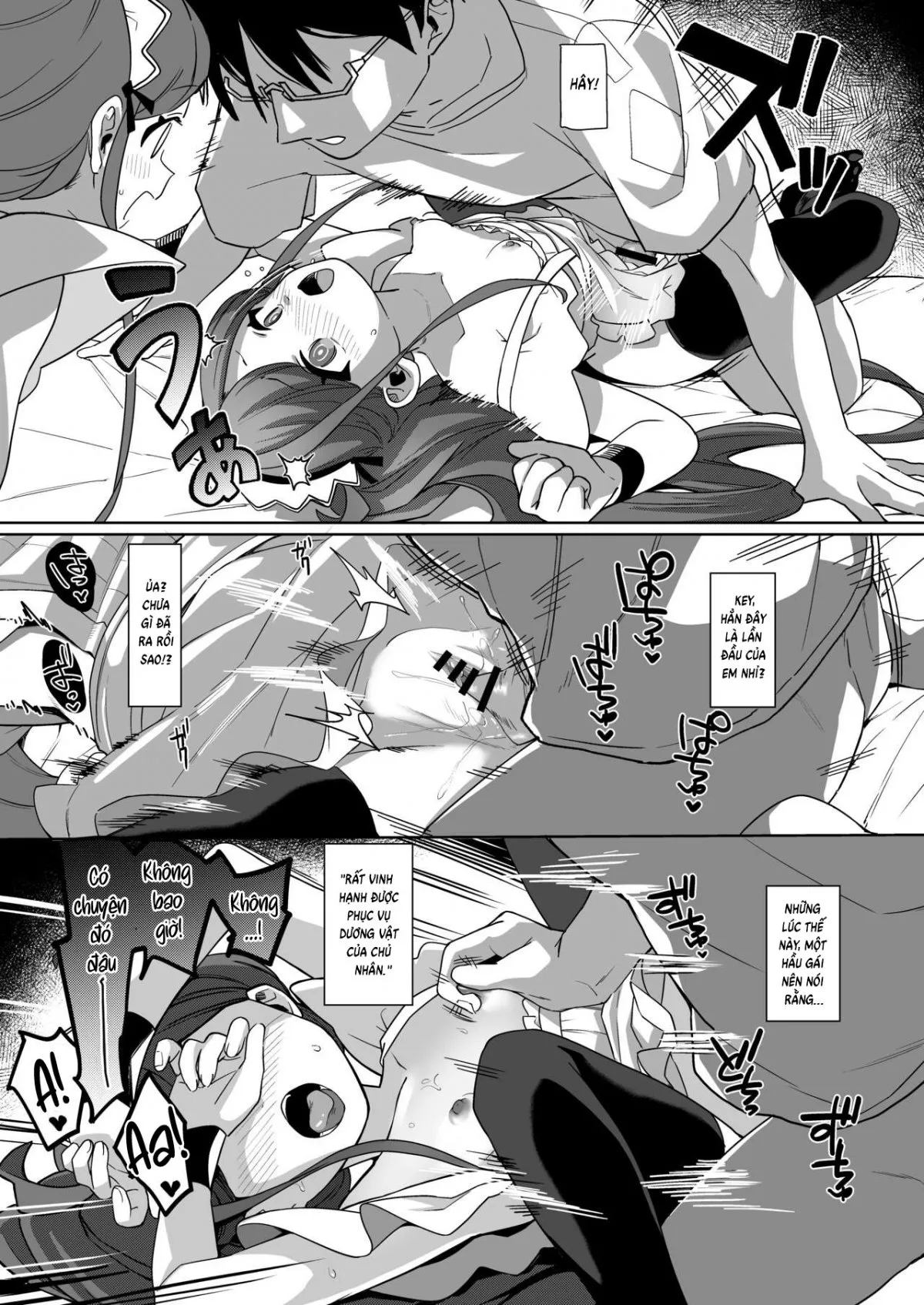 HentaiVN.net - Ảnh 19 - Gohoushi Maid ni Omakase! - Chap 1