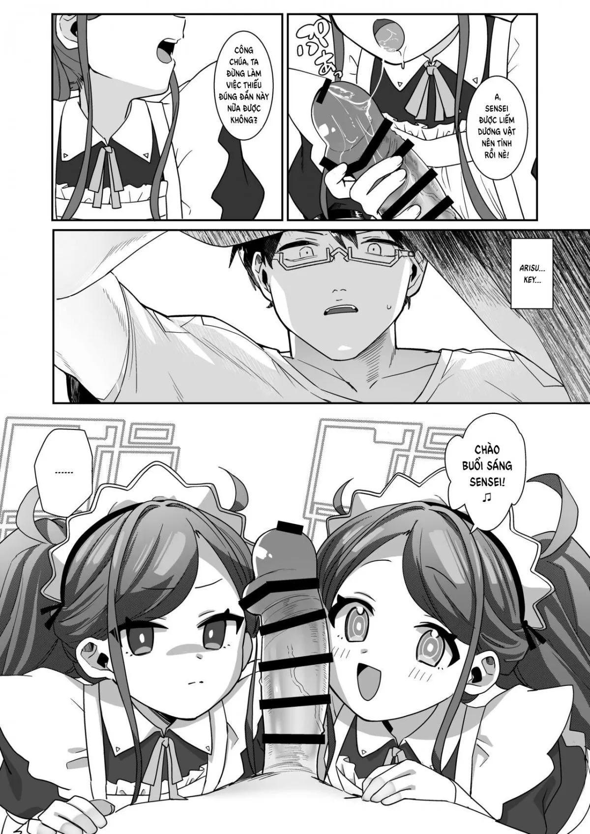 HentaiVN.net - Ảnh 5 - Gohoushi Maid ni Omakase! - Chap 1