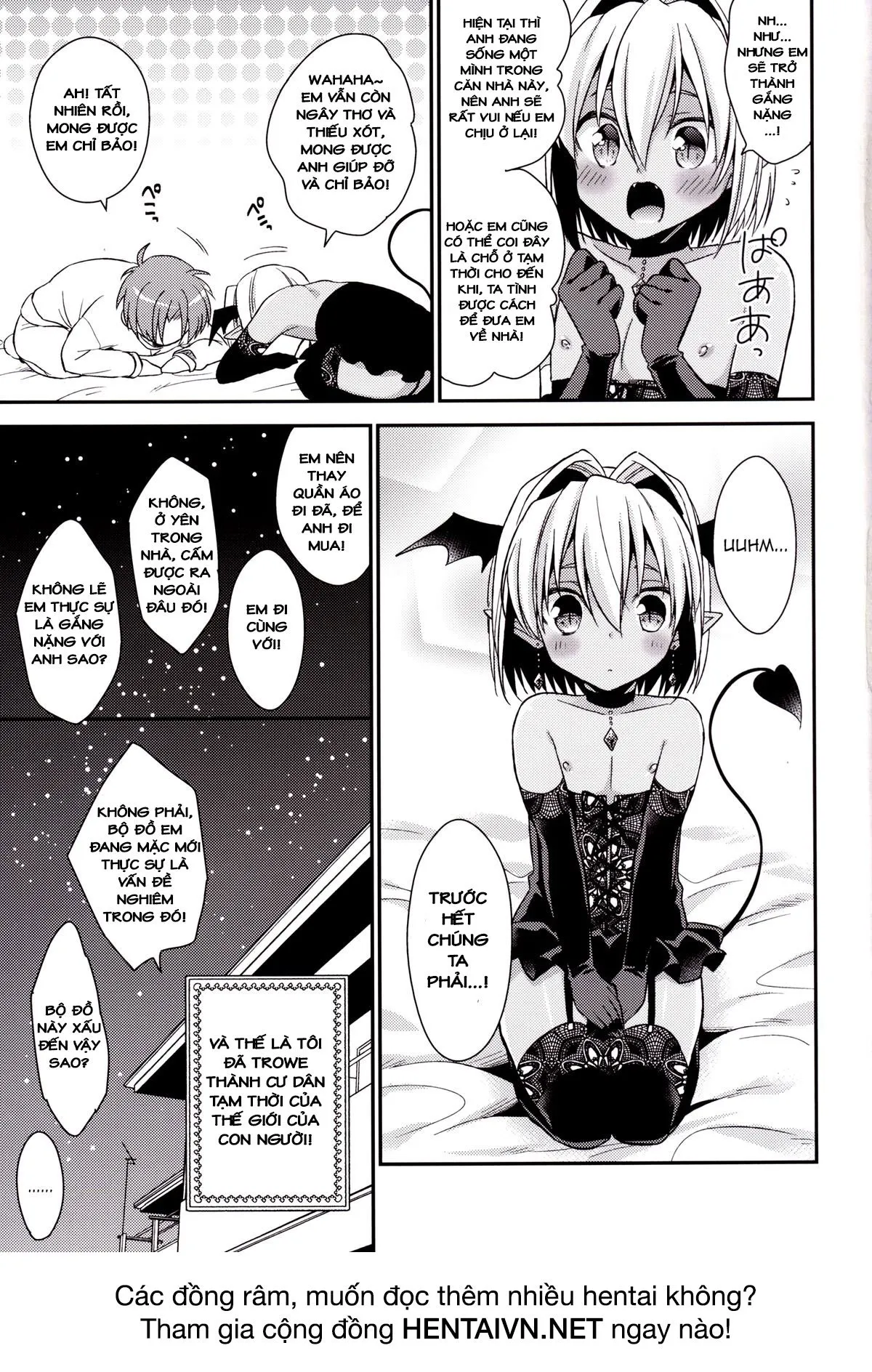HentaiVN.net - Ảnh 25 - Shounen Succubus - Chap 1